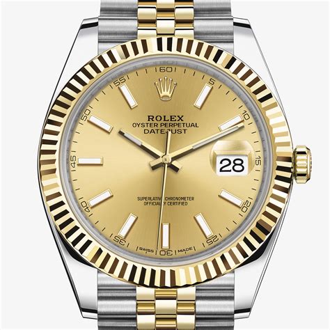 rolex datejust gold steel|Rolex Datejust 41 oystersteel.